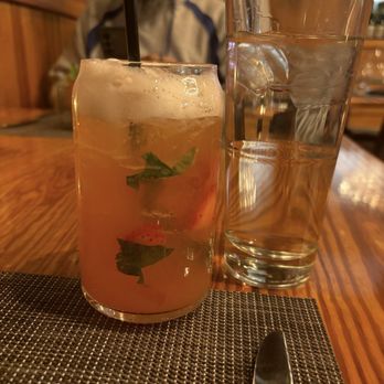 Town Hall - Strawberry basil lemonade (spirit free) - New American Near Me - Florence, South Carolina Town Hall - Strawberry basil lemonade (spirit free) - New American Near Me - Florence, South Carolina