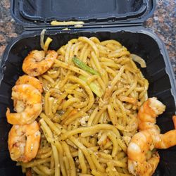 Shrimp lo mein