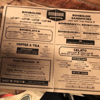 BomboBar - Menu - Desserts Near Me - Chicago, Illinois BomboBar - Menu - Desserts Near Me - Chicago, Illinois