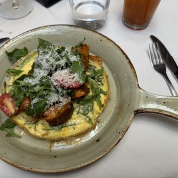 Clyde's of Georgetown - Zucchini basil frittata - American Near Me - Washington, DC, District of Columbia Clyde's of Georgetown - Zucchini basil frittata - American Near Me - Washington, DC, District of Columbia