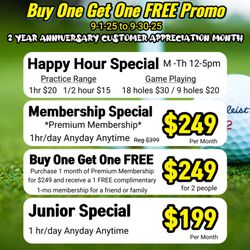 Golfzone Plus - 2nd Anniversary Mega Sale! Buy One Membership, Get One FREE -- Join Now!