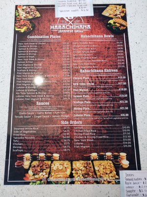 Menu photo 8 Habachihana Grill Montclair, CA