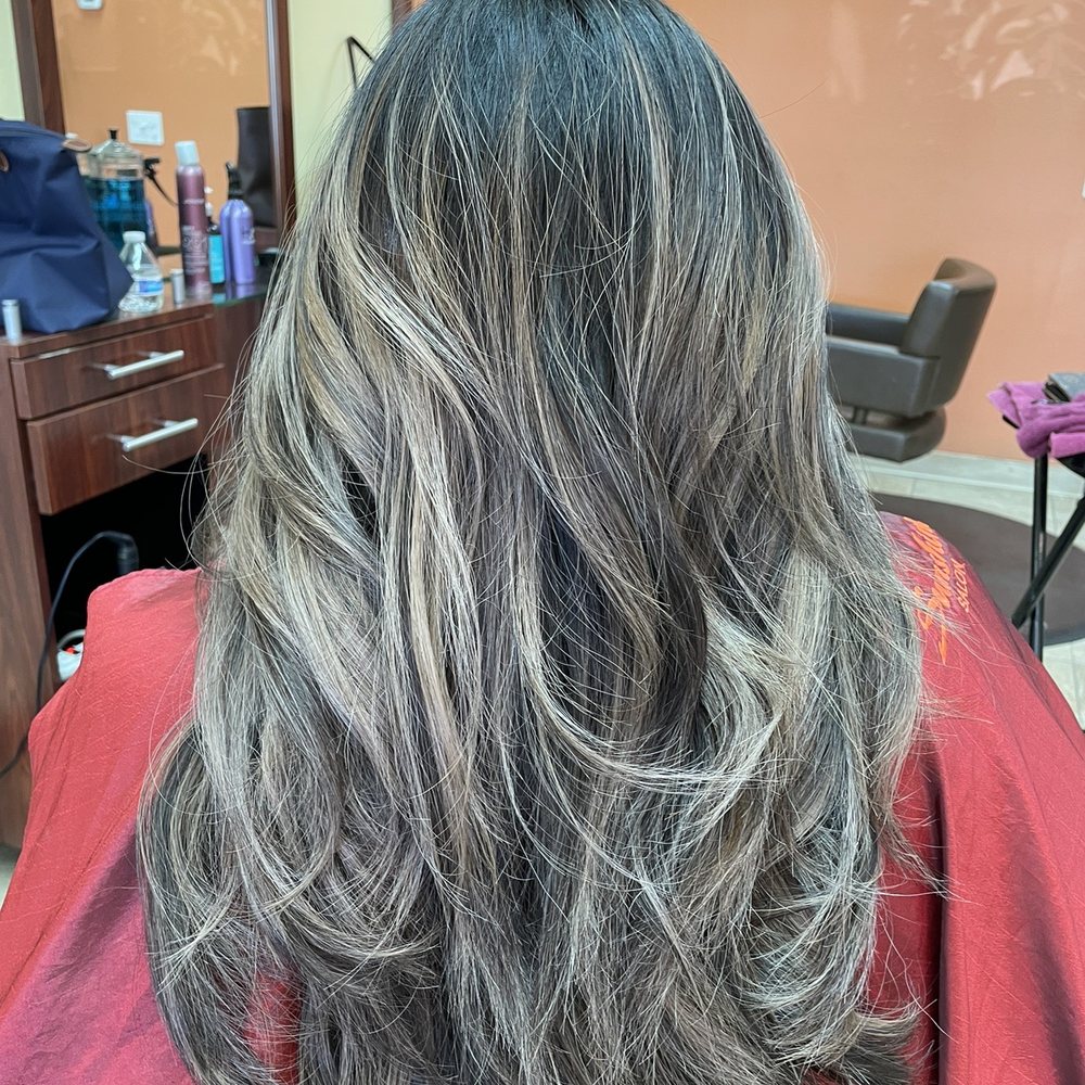 Sunshine Salon - Ash blonde balayage, done by Diane!! - Hair Salons Near Me - Carson, California Sunshine Salon - Ash blonde balayage, done by Diane!! - Hair Salons Near Me - Carson, California