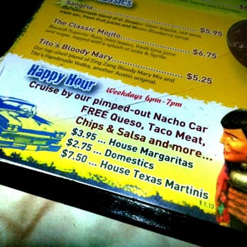 Chuy's - Happy hour menu - Tex-Mex Near Me - Selma, Texas