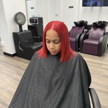 Styld To Perfection - Double process color + silk press - Hair Stylists Near Me - Dubuque, Iowa