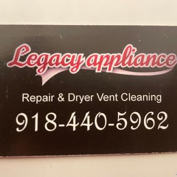 Legacy Appliance - Need your dryer vent cleaned? call today! - Appliances & Repair Near Me Legacy Appliance - Need your dryer vent cleaned? call today! - Appliances & Repair Near Me