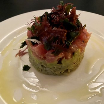 The Hudson House - Compliments of the chef, a tuna tartare. - New American Near Me - Nyack, New York The Hudson House - Compliments of the chef, a tuna tartare. - New American Near Me - Nyack, New York