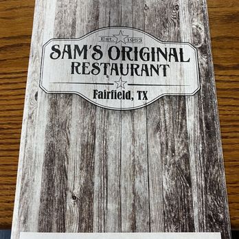 Sam's Original Restaurant - The original - Barbeque Near Me - Fairfield, Texas Sam's Original Restaurant - The original - Barbeque Near Me - Fairfield, Texas