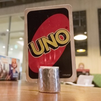Nerdvana - Order markers are Uno cards - New American Near Me - Frisco, Texas Nerdvana - Order markers are Uno cards - New American Near Me - Frisco, Texas