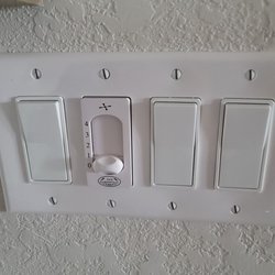 All People Electric - Fan speed controller for the living room fan.