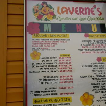 Laverne’s - 3/13/17 - Hawaiian Near Me - Waipahu, Hawaii