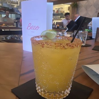 Beso Taco Bar - Passion fruit mezcal margarita - Mexican Near Me - Newburgh, New York Beso Taco Bar - Passion fruit mezcal margarita - Mexican Near Me - Newburgh, New York
