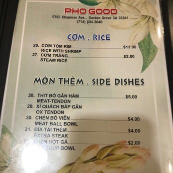 Pho Good - Vietnamese Near Me - Garden Grove, California Pho Good - Vietnamese Near Me - Garden Grove, California