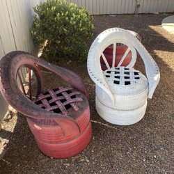 El Asadero PV - Cool looking chairs made out car tires