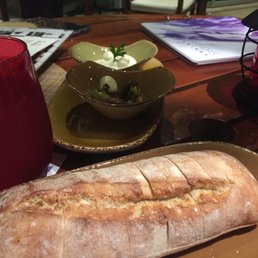 Fresh bread with ailoli