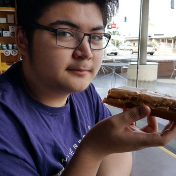 Top Pot Doughnuts - The Homie with a Top Pot maple bar (8/14/17) - Bakeries Near Me - Seattle, Washington