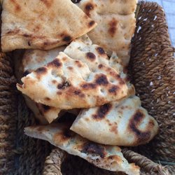Olive Restaurant Grec - Pita bread - really tasty with oregano
