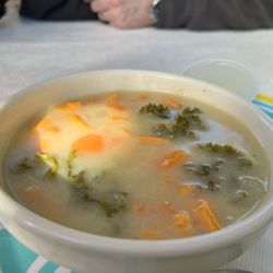 Caribbean kale soup
