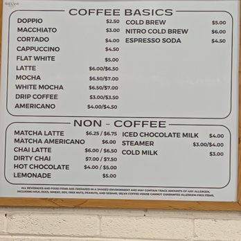 Selva Coffee House - Menu - Coffee Roasteries Near Me - San Diego, California