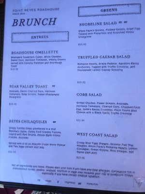 Menu photo 6 Point Reyes Roadhouse Point Reyes Station, CA Menu photo 6 Point Reyes Roadhouse Point Reyes Station, CA