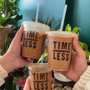Timeless Coffee - Mocha (top left) and Lattes - Bakeries Near Me - Oakland, California Timeless Coffee - Mocha (top left) and Lattes - Bakeries Near Me - Oakland, California