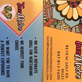 Taco Maya - Biz cards - Mexican Near Me - Niles, Illinois Taco Maya - Biz cards - Mexican Near Me - Niles, Illinois