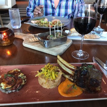 676 Restaurant & Bar - Lamb sausage, lamb loin, and cous cous - New American Near Me - Chicago, Illinois