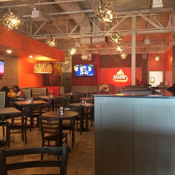 Flamme Burger - Keystone - Dinning area, if smell is any indication I am going to enjoy this. - Burgers Near Me - Indianapolis, Indiana