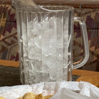 El Pinto - This is the amount of ice in a half pitcher of margaritas. - New Mexican Cuisine Near Me - Albuquerque, New Mexico El Pinto - This is the amount of ice in a half pitcher of margaritas. - New Mexican Cuisine Near Me - Albuquerque, New Mexico