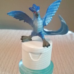 Small Pokemon figure of Articuno I found (now repainted)!