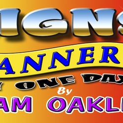 Signs by Team Oakley