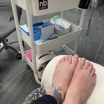 nail bar - I let her pick the nude color and she did great! - Nail Salons Near Me - Reno, Nevada