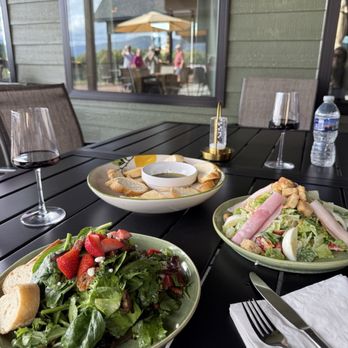 Reitano Vineyards - Chef salad and strawberry spinach salad. Warm bread with olive oil. It was as good as it looks! - Venues & Event Spaces Near Me - Front Royal, Virginia Reitano Vineyards - Chef salad and strawberry spinach salad. Warm bread with olive oil. It was as good as it looks! - Venues & Event Spaces Near Me - Front Royal, Virginia