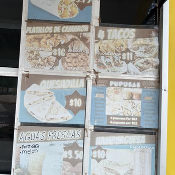 Pupusas El Guanaco Y Mas - Part of their menu - Food Trucks Near Me - Clovis, New Mexico Pupusas El Guanaco Y Mas - Part of their menu - Food Trucks Near Me - Clovis, New Mexico