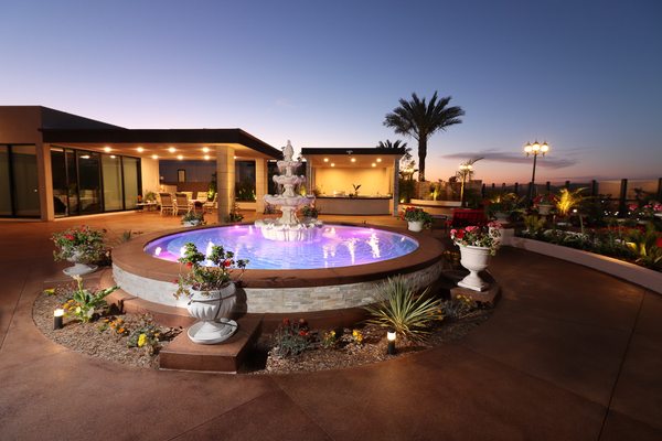 Backyard Remodel - San Diego 92130 - This spacious hardscape in Carmel Valley features an outdoor kitchen, a round fire pit with stack stone siding. The beautiful water feature can be admired in the day or nighttime with the colored lighting.
Get a custom landscape design & professional landscape remodel with our San Diego landscape renovation specialists at Need For Build. Curb appeal remodels have an excellent return on investment, especially in the San Diego area. Backyard Remodel - San Diego 92130 - This spacious hardscape in Carmel Valley features an outdoor kitchen, a round fire pit with stack stone siding. The beautiful water feature can be admired in the day or nighttime with the colored lighting.
Get a custom landscape design & professional landscape remodel with our San Diego landscape renovation specialists at Need For Build. Curb appeal remodels have an excellent return on investment, especially in the San Diego area.