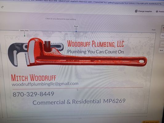 Woodruff Plumbing Logo
