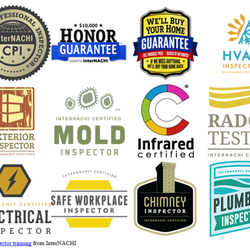 InspectRite Certified Home Inspections - Some of my Certifications