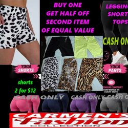 T & W Flea Market - YOGA APPAREL PENSACOLA FLORIDA TWO FOR $12 LEGGINGS $7 ALL BRAND NEW