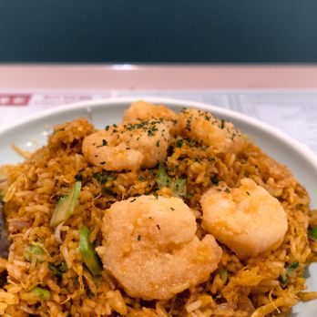Kong Sihk Tong - Salty Duck Egg with Shrimp Fried Rice (咸蛋蝦皇炒飯): $14.45 ($15.73 with tax). - Hong Kong Style Cafe Near Me - Flushing, New York