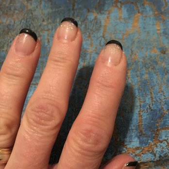 Curve Nails - Cool spin on a French manicure. - Nail Salons Near Me - Toronto, Ontario Curve Nails - Cool spin on a French manicure. - Nail Salons Near Me - Toronto, Ontario