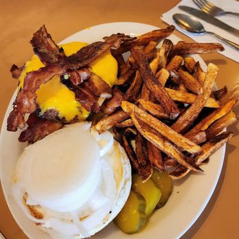 Shay's Restaurant - The Dane, no lettuce & tomato, extra onions w/fries (7/23/26) - Breakfast & Brunch Near Me - Shoreline, Washington Shay's Restaurant - The Dane, no lettuce & tomato, extra onions w/fries (7/23/26) - Breakfast & Brunch Near Me - Shoreline, Washington