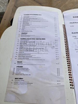 Menu photo 3 Radniční sklípek Liberec, LI