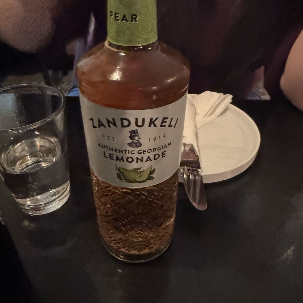 Saperavi - Pear flavored Zandukeli Lemonade - Georgian Near Me - New York, New York Saperavi - Pear flavored Zandukeli Lemonade - Georgian Near Me - New York, New York