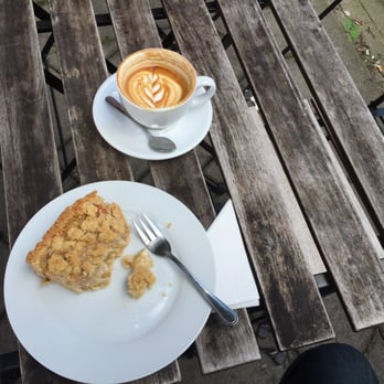 Hermetic Coffee Roasters - Cappuccino and apple pie. Both outstanding. - Coffee Roasteries Near Me