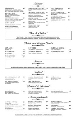 Menu photo 7 Nineteen 86 Steakhouse Glendale, AZ Menu photo 7 Nineteen 86 Steakhouse Glendale, AZ