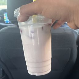 agua de fresas con crema
