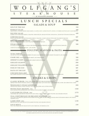 Menu photo 3 Wolfgang's Steakhouse Pasay, NCR