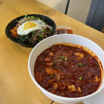 K Style Kitchen - Bibimbap and spicy chicken w/ rice cakes - Korean Near Me - Albuquerque, New Mexico