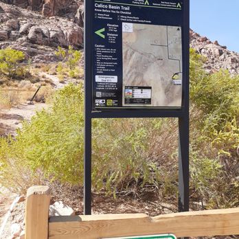 Red Spring - Calico Basin sign- 10/18/20 - Hiking Near Me - Las Vegas, Nevada