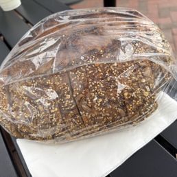 That dense, seeded wheat bread is so good! That dense, seeded wheat bread is so good!